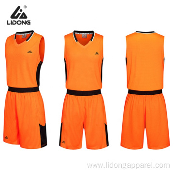 Custom Logo Basketball Jersey Uniform Online Polyester